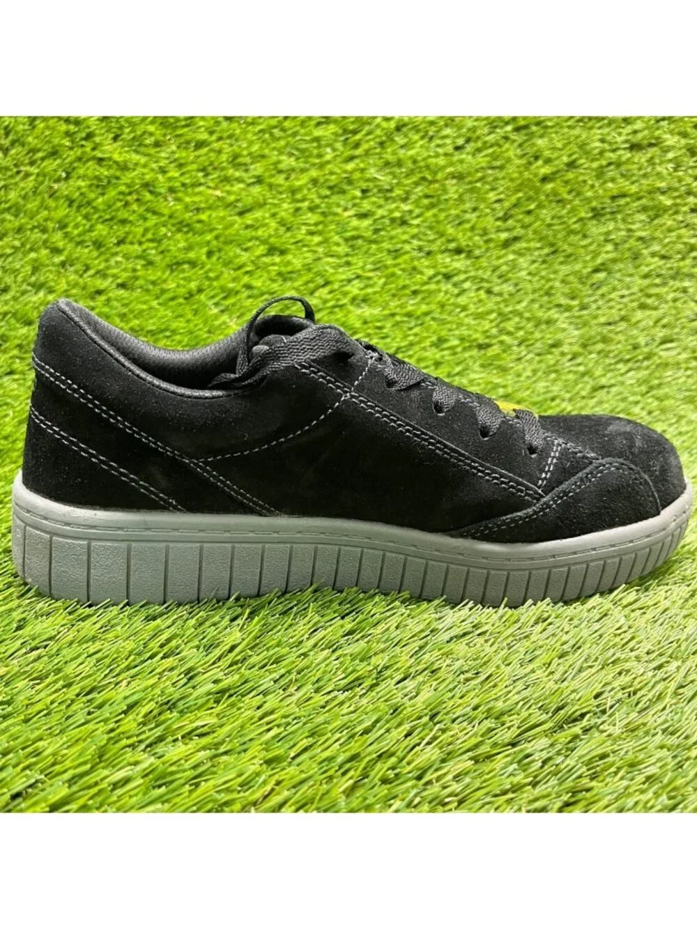 Airwalk Camino SD Womens Size 8D Suede Black Composite Toe Safety Work Shoes
